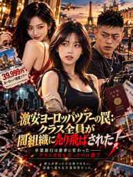 激安ヨーロッパツアーの罠：クラス全員が闇組織に売り飛ばされた！