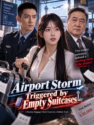 Airport Storm Triggered by Empty Suitcases