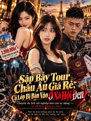 Sập Bẫy Tour Châu Âu Giá Rẻ, Cả Lớp Bị Bán Vào Ổ Xã Hội Đen!