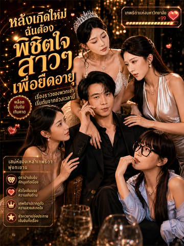 หลังเกิดใหม่ฉันต้องพิชิตใจสาวๆ เพื่อยืดอายุ