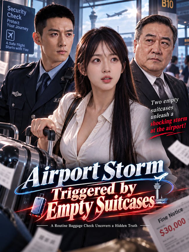 Airport Storm Triggered by Empty Suitcases