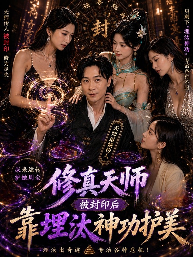 修真天师被封印后靠埋汰神功护美