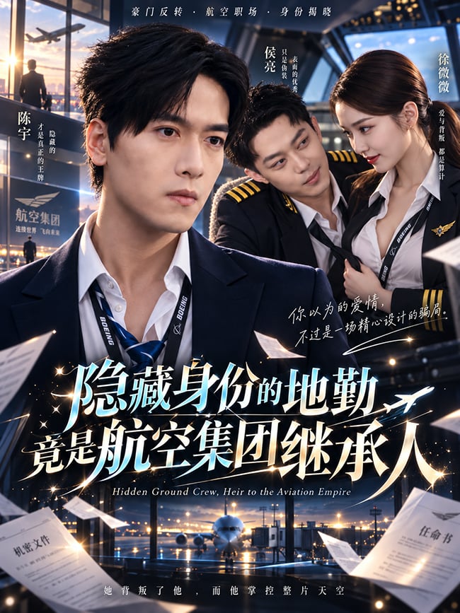 隐藏身份的地勤竟是航空集团继承人