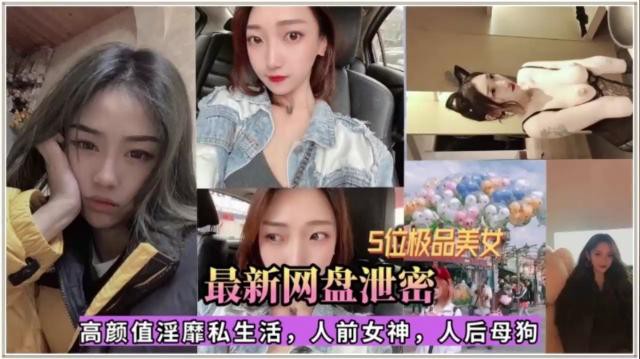 5位极品美女 最新网盘泄密 高颜值淫靡私生活，人前女神，人后母狗