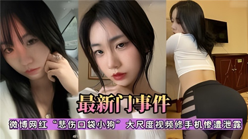 【网曝泄密】微博网红悲伤小口袋小狗大尺度视频修手机惨遭泄露
