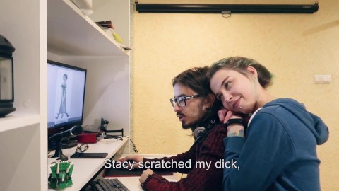 同父异母的妹妹引诱一个书呆子抄袭他的物理课文。