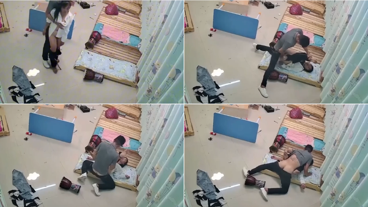 监控记录广东真实强奸屌丝男找幼师女友复合不成一怒之下直接强奸前女友