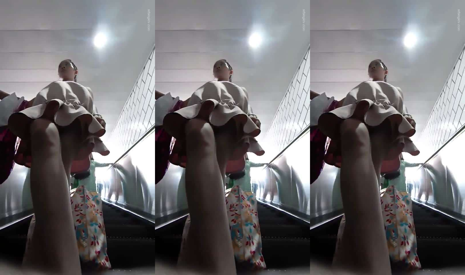大街上抄底高颜值小姐姐合集