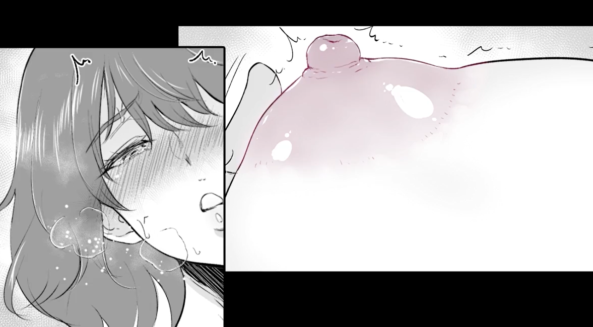 去泡温泉-和隔壁大胸小姐姐一家人泡澡……动作漫画版