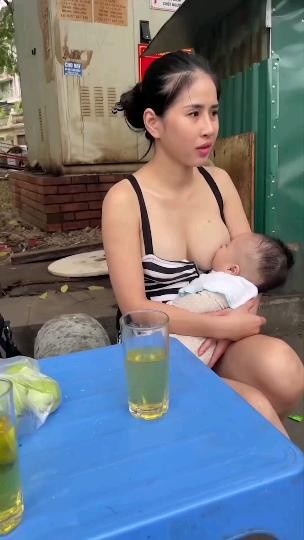 这个颜值在外面喂奶  不是那边治安一般吗？