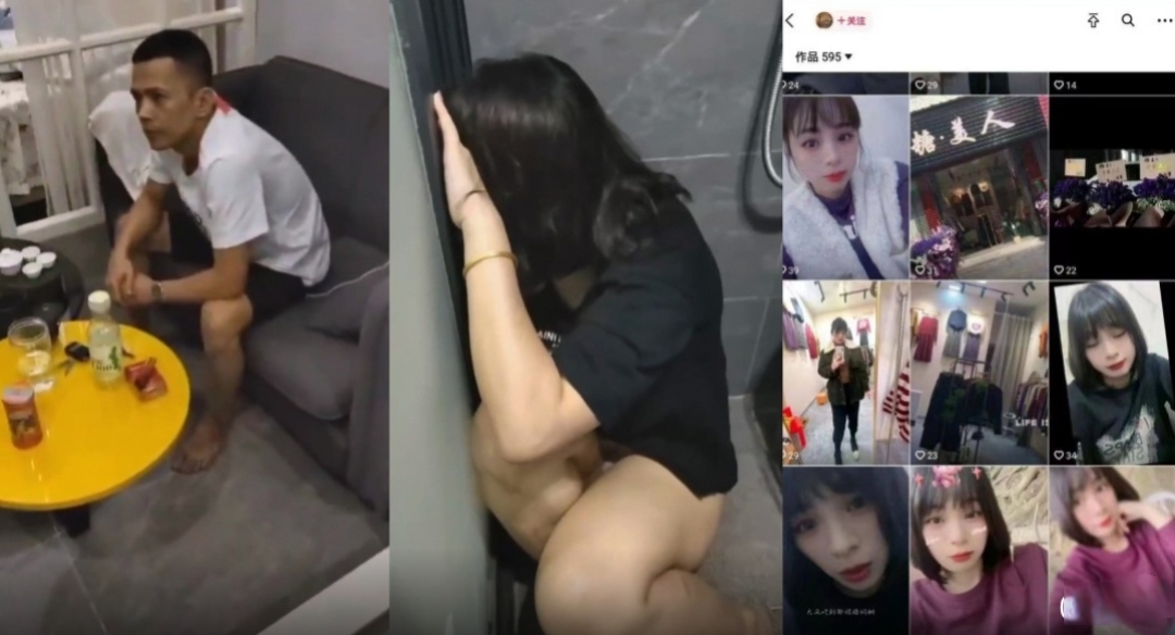 唐美人 抓奸，被堵在卫生间，内裤都还没来得及穿