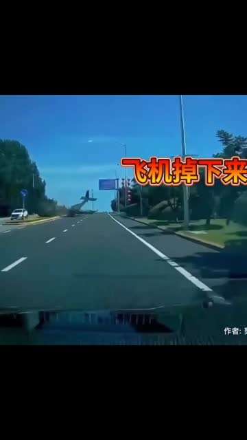 飞机掉下来了