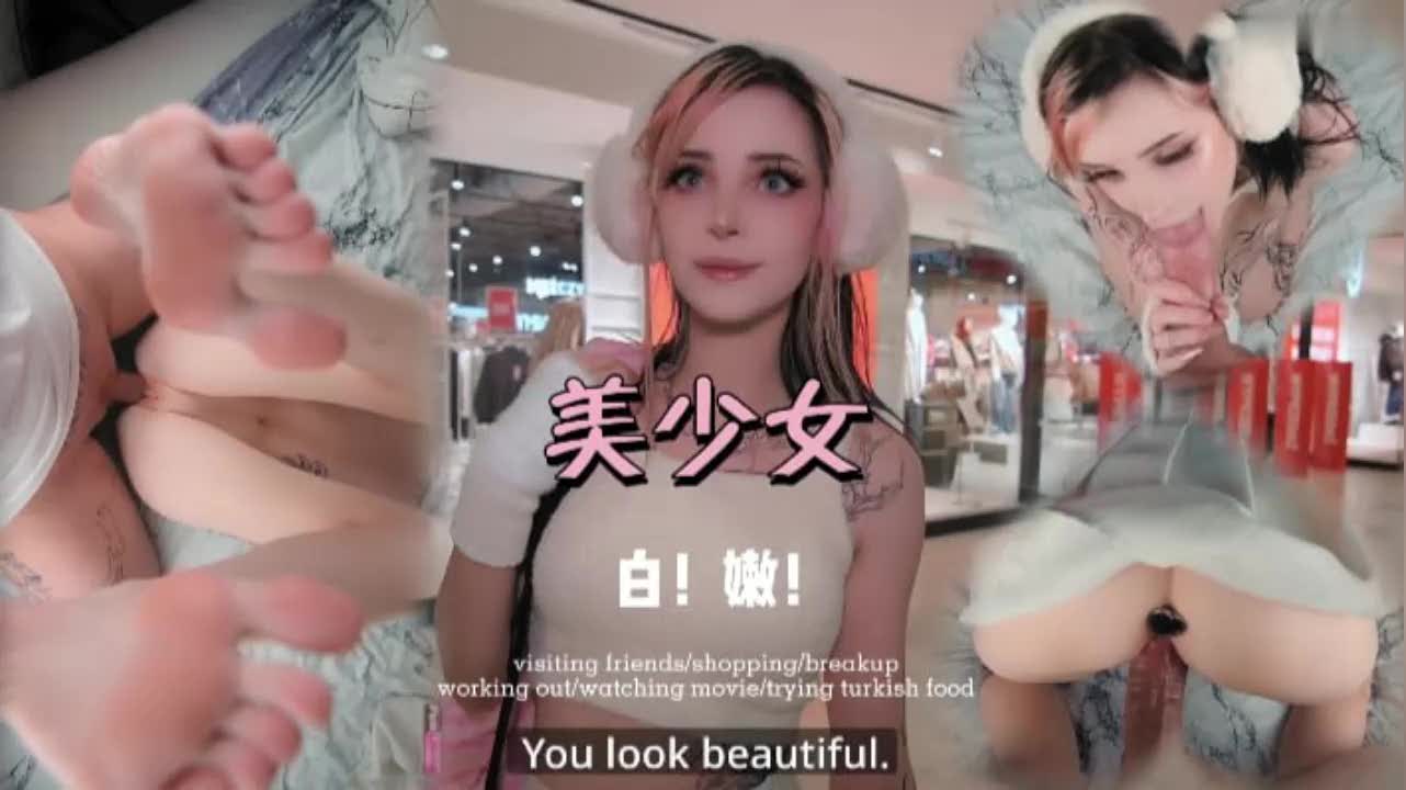 【试看版】白嫩欧美白嫩小萝莉，白虎小穴被大屌爆操