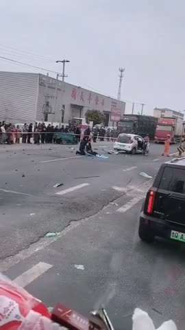 撞死人了