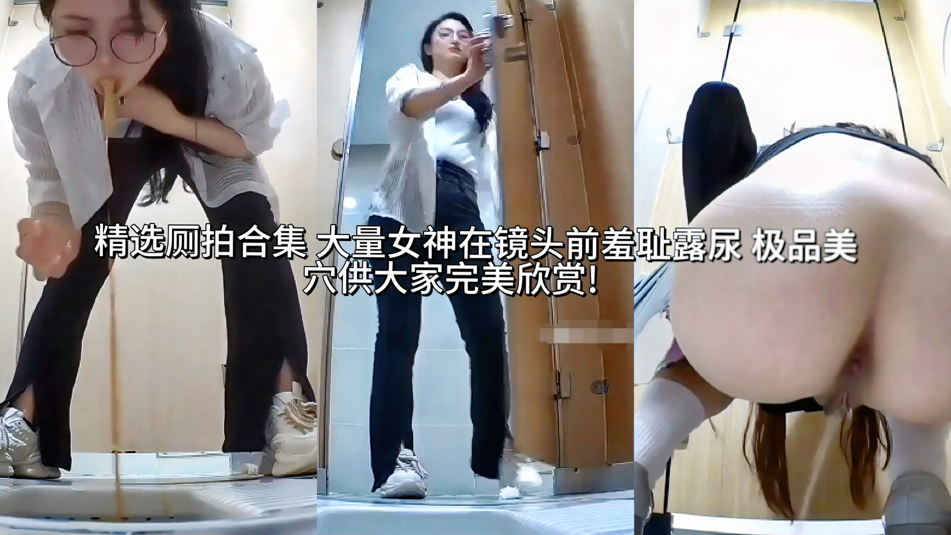 偷窥泄密女厕拍合集 大量女神在镜头前羞耻露尿 各种各样的美女在镜头前被完整记录喷尿全程，各种极品肥臀美穴在眼前不断交替，让人看到眼花缭乱极品美穴供大家完美欣赏!