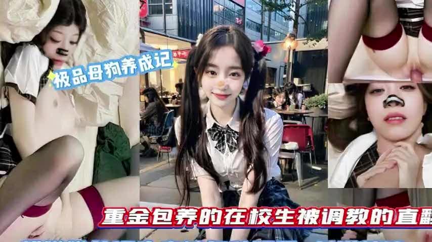 母狗调教记 逼嫩 浆多 淫叫骚的不行