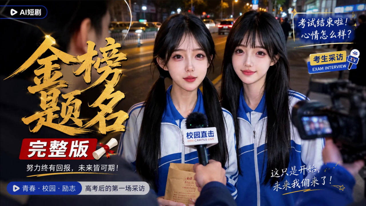 【AI成人漫剧】双马尾高中生高考后KTV的兼职人生