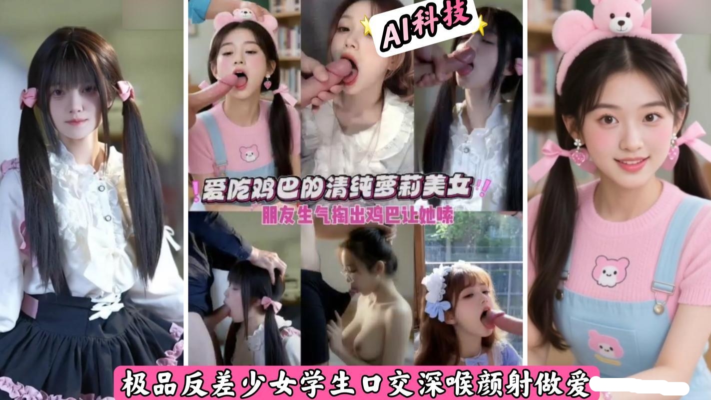 AI科技之–爱吃鸡吧的纯情清纯少女萝莉合集 极品少女学生口交深喉做爱集锦