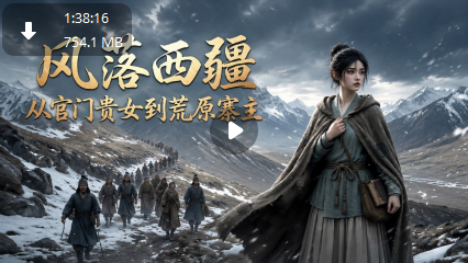 新番上线《风落西疆，从官门贵女到荒原寨主》第1-95集丨一朝获罪流放高原绝境，少女撑起家业开垦冻土，团结各族筑世外桃源！#AI漫剧