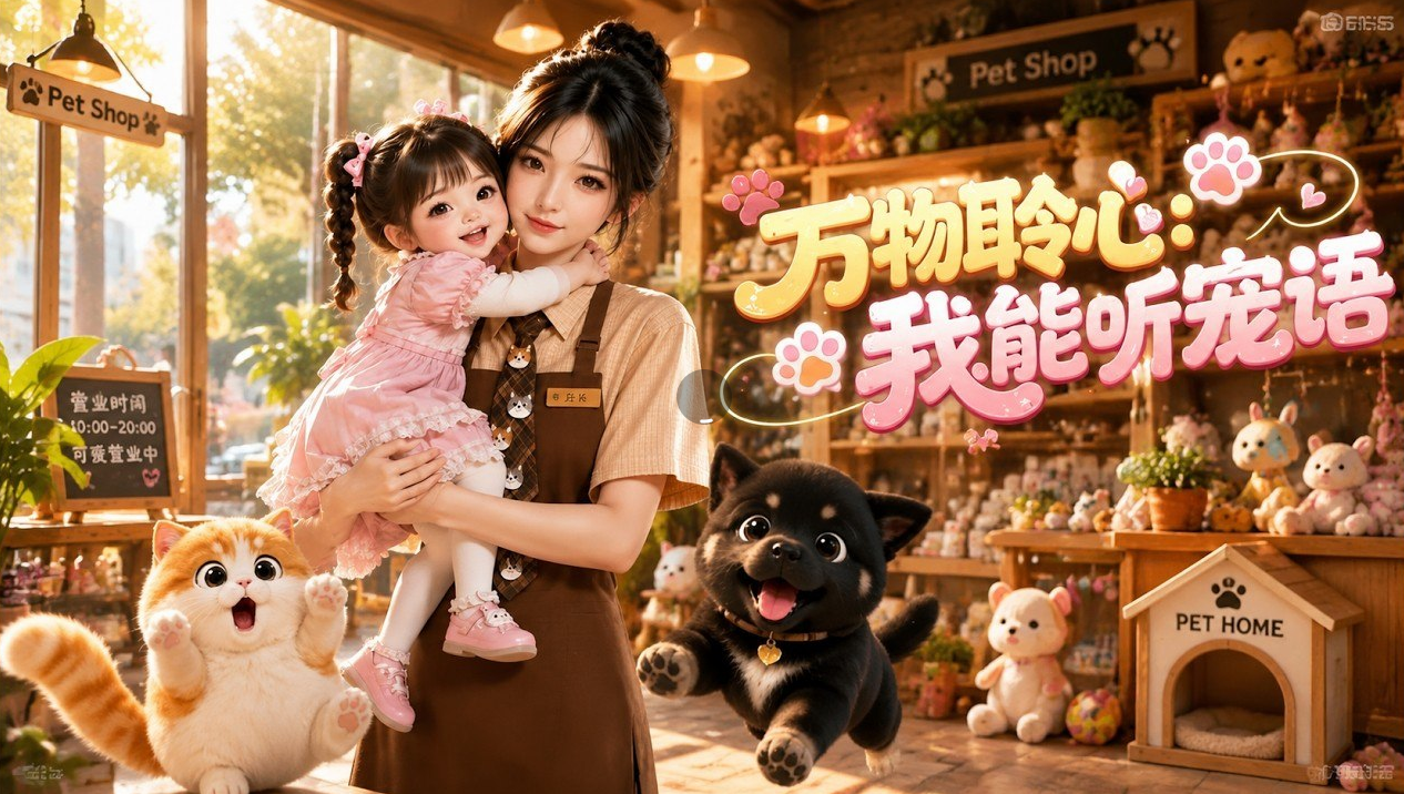 新番上线《万物聆心：我能听宠语》#anime_#最新漫剧_#一口气看完_#动漫_#漫剧合集_#AI漫剧_#破晓动漫社