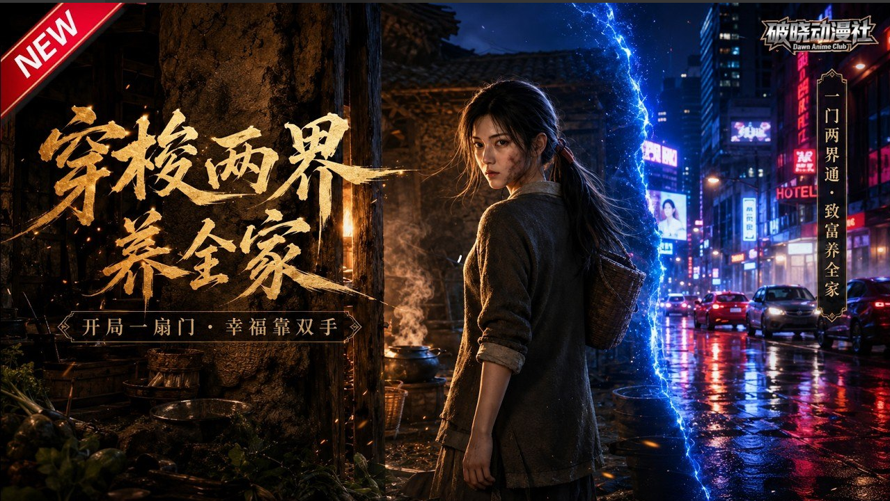 新番上线《穿梭两界养全家》#最新漫剧_#漫剧合集_#一口气看完_#动漫_#anime_#AI漫剧_#破晓动漫社
