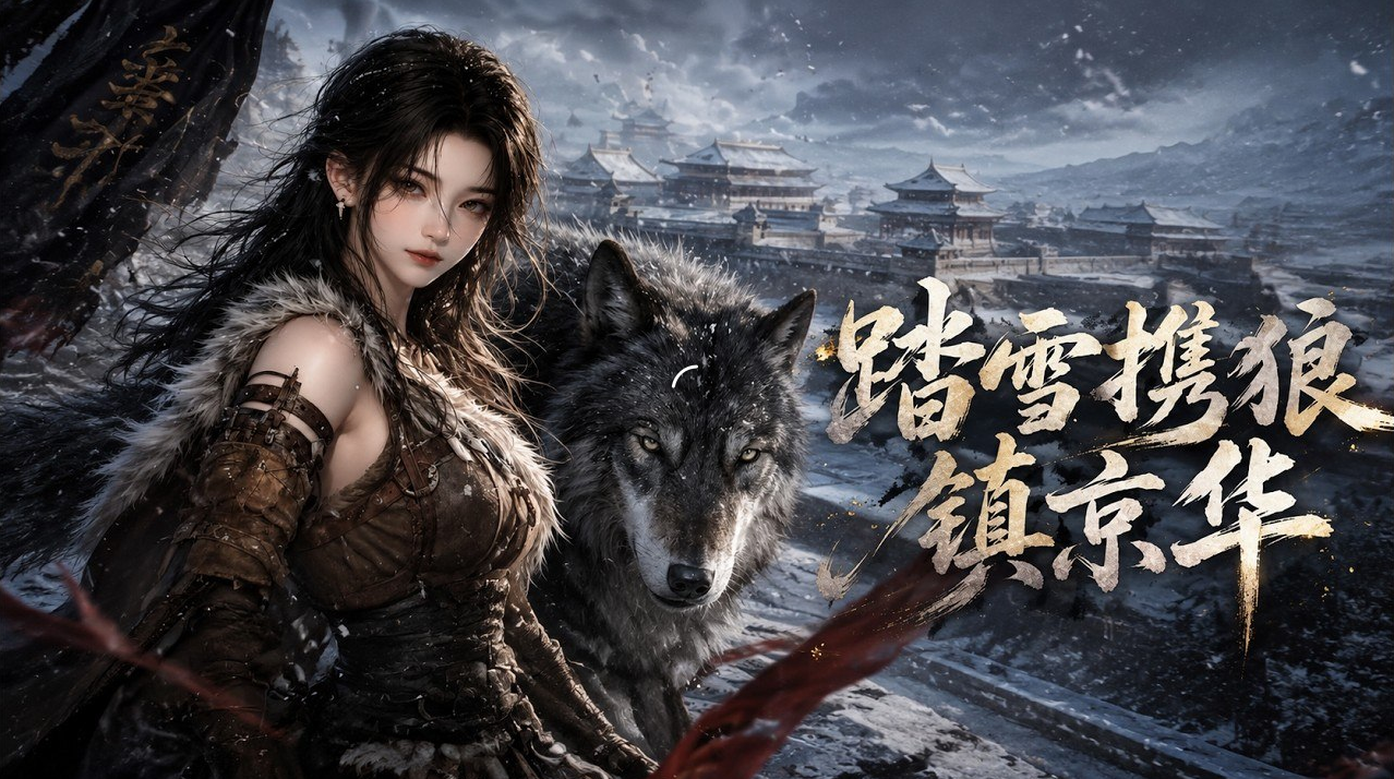 新番上线《踏雪携狼镇京华》#最新漫剧_#漫剧合集_#一口气看完_#动漫_#anime_#AI漫剧_#破晓动漫社