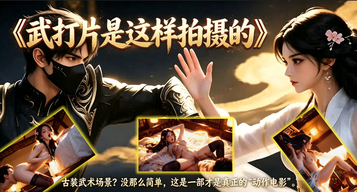 新番上线《武打片是这样拍摄的》 #ai成人短剧# 持续更新中，更多后续请订阅观看更便捷！简介；古