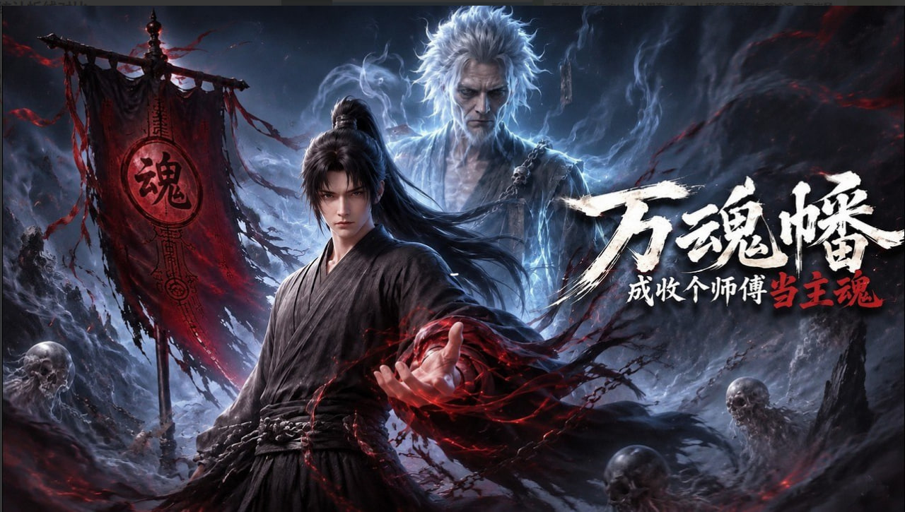 新番上线《万魂幡成收个师傅当主魂》第1-151集丨携承载师父的万魂幡闯荡世间，覆灭各路魔门，以魔道之身立轮回秩序！#AI漫剧