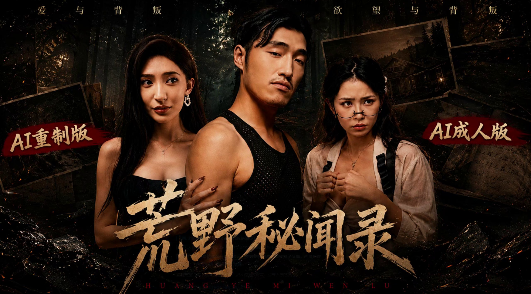 【荒野秘闻录】全集#ai成人短剧 #    简介；无人区穷游险象生，叔侄搭载女大学生的惊险之旅听说在野外无人区可以遇到很多女驴友？？