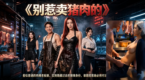 新番上线《别惹卖猪肉的》第1-2集#ai成人短剧# 持续更新中，更多后续请订阅观看更便捷！简介；王牌暗桩星爷！伪装成市井猪肉摊主，置身多国美艳女特工云集的菜场修罗场。各路绝色卧底以色试探、用暧昧做局，星爷在极限拉扯中假意逢迎、清醒破局，展开了一场顶级色气博弈与权谋反杀！