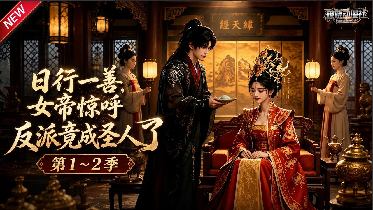 新番上线《日行一善，女帝惊呼反派竟成圣人了》第1-2季丨穿成悲情反派之子开局爽快退婚，专抢天命之子机缘，步步碾压气运男主！#最新漫剧