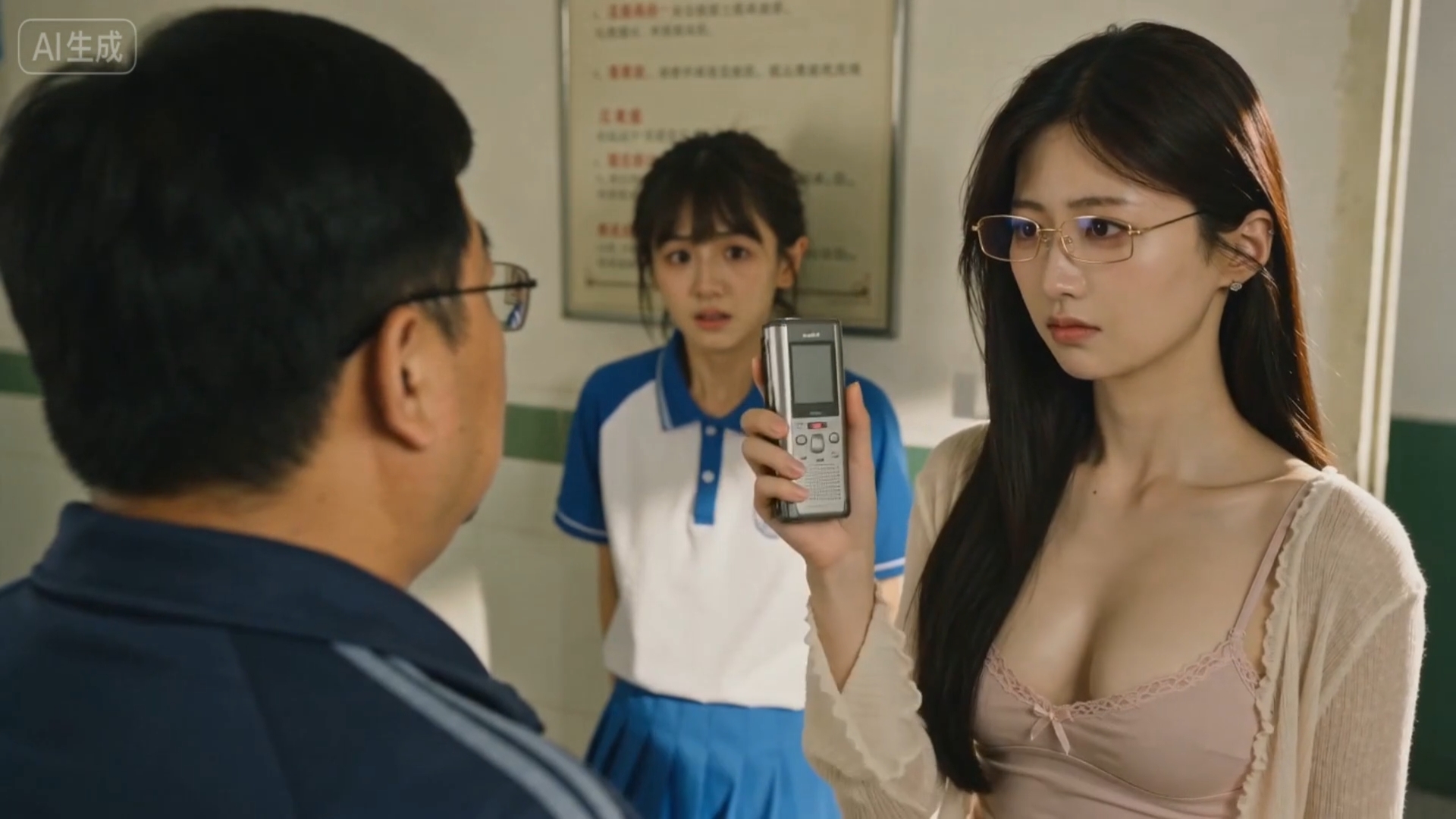AI短剧《高三爱情故事-小怡④篇》原版