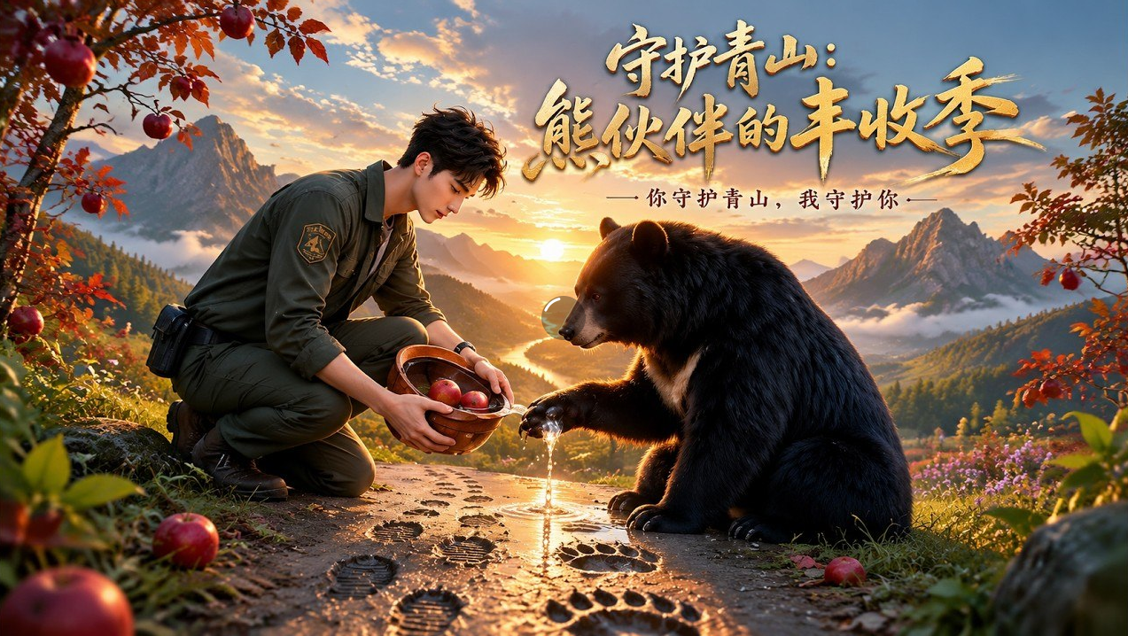 新番上线《守护青山：熊伙伴的丰收季》#anime_#最新漫剧_#一口气看完_#动漫_#漫剧合集_#AI漫剧_#破晓动漫社