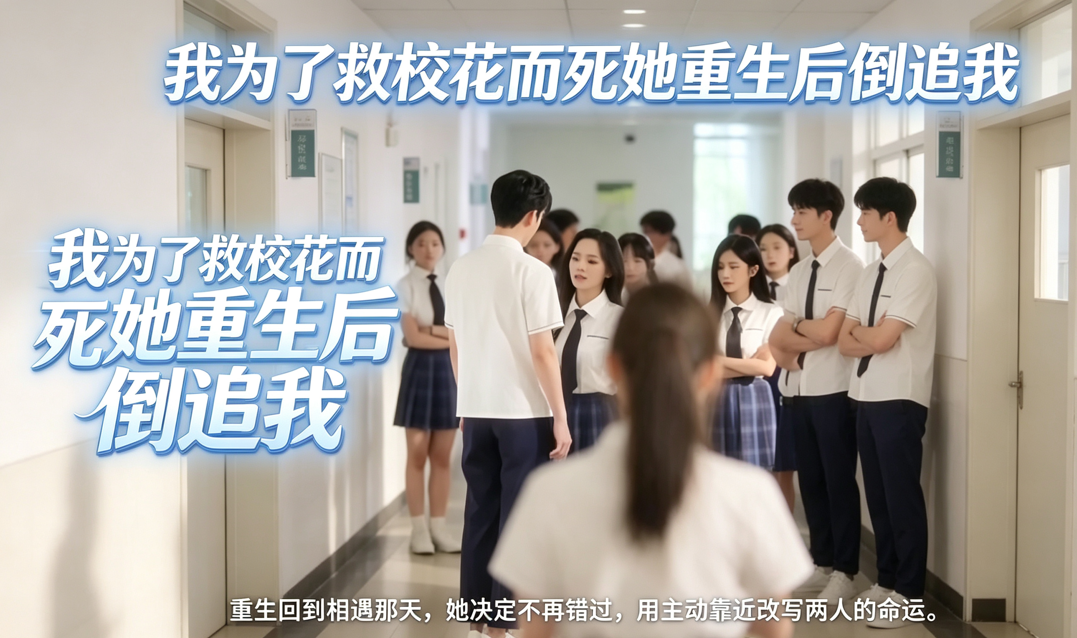 魔改电视剧《我为了救校花而死她重生后倒追我》#AI色情短剧#ai成人短剧#