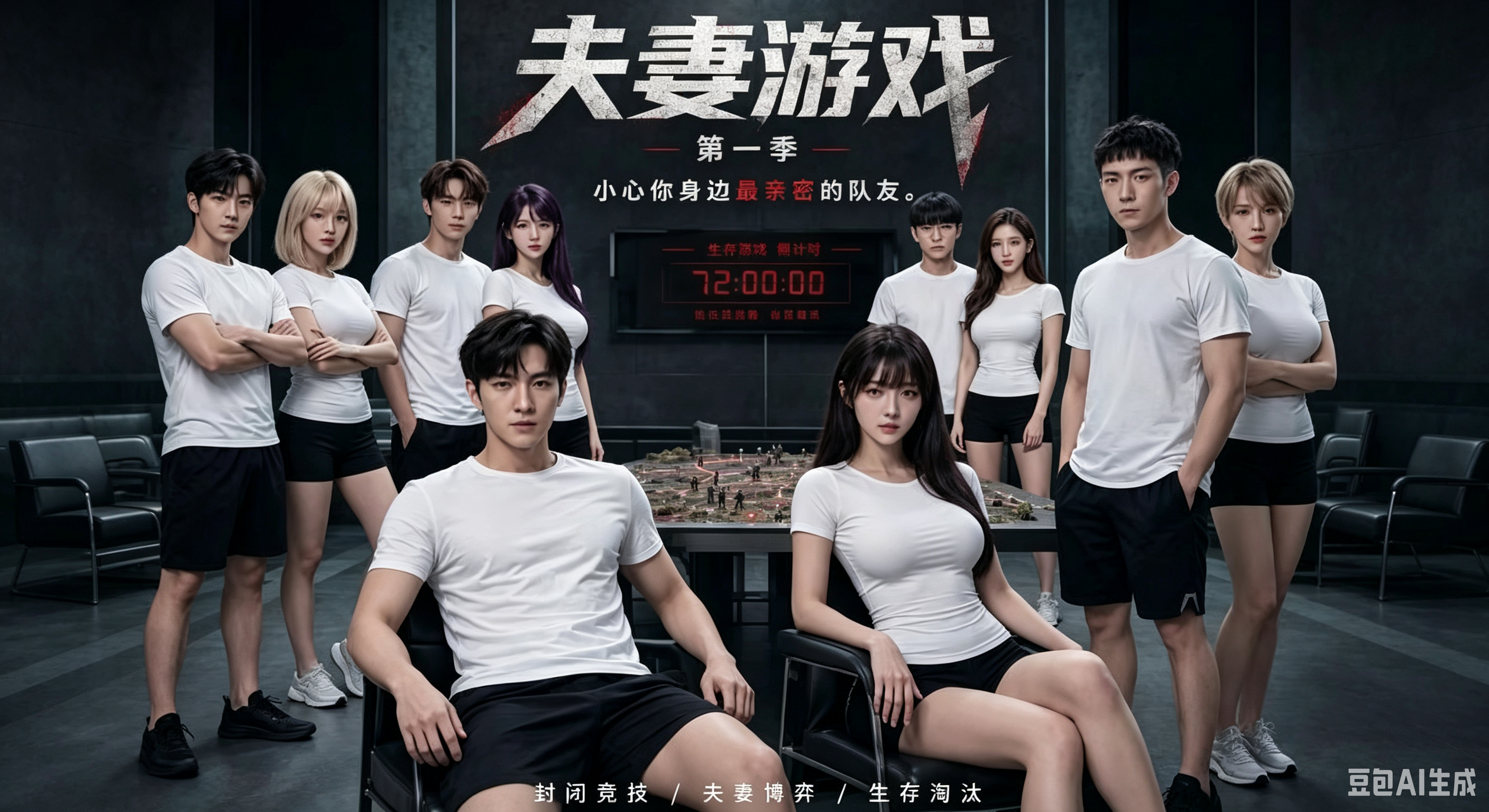 新番上线《夫妻游戏》第一季全集 #ai成人短剧# 简介； 五对高颜值夫妻为钱换妻接吻 羞涩变激情 信任被彻底撕开