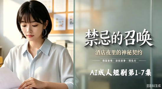 新番上线【禁忌的召唤】第1-7集 #ai成人短剧# 持续更新中，更多后续请订阅观看更便捷！简介； 禁忌的召唤1-7集 白天是端庄文静的女教师，一下班她就化身淫荡魅魔，在逛内衣时直接选取情趣内衣，嘴上说着不要身体却很诚实当着老板的面就脱掉衣服换上，馋的老板直接上手开始舌吻摸穴，事后她穿着情趣内衣披着大衣就出门了，在电梯上被两名上班族操到高潮，全程淫靡挑逗性极强，喜欢教师题材的兄弟一定不要错过哦！