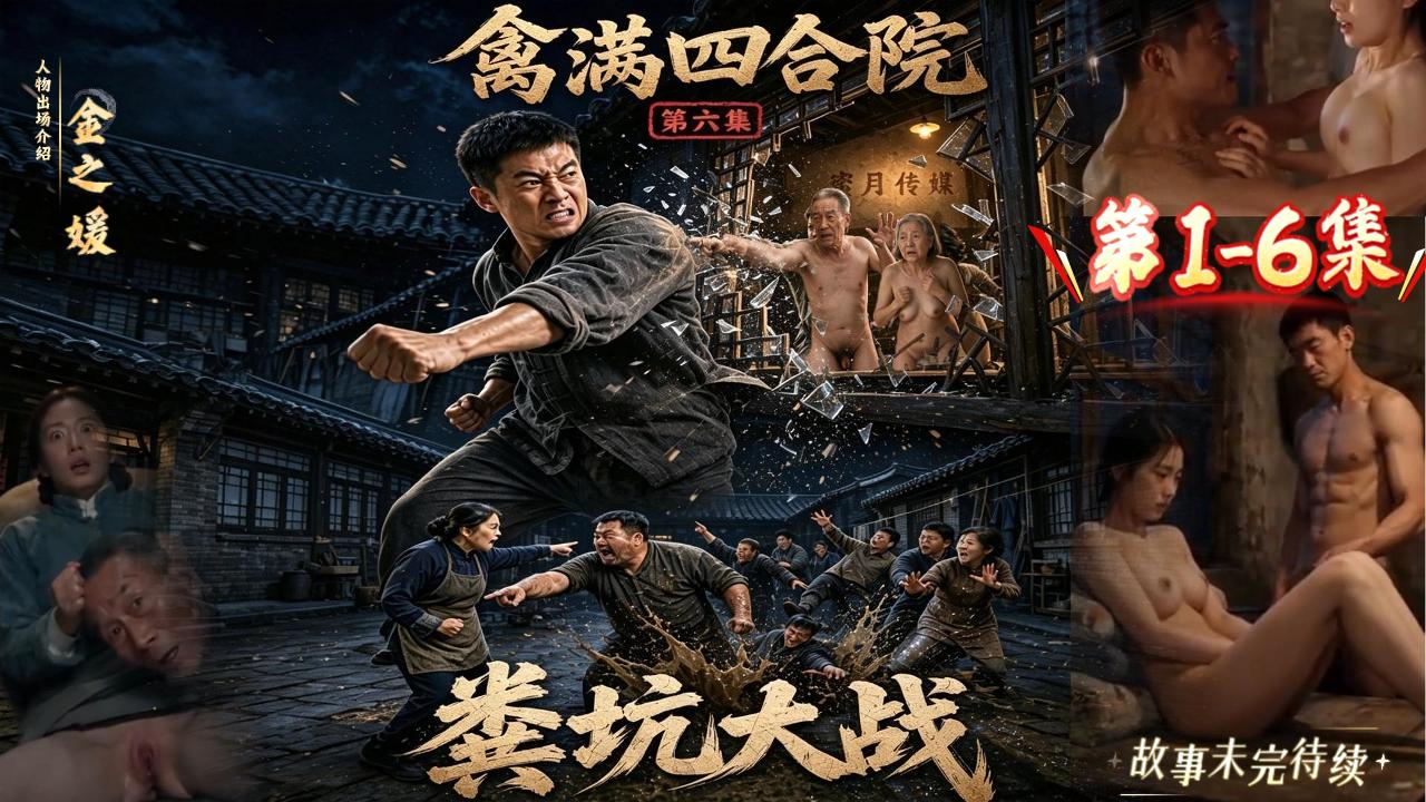 【AI成人短剧·禽满四合院】最新AI短剧·第1-7集，穿越者常明带着系统空间回到六七十年代的四合院。他利用采购员身份和空间资源，逐步拿捏院里的女人们。秦淮茹为给孩子要肉被他拿捏，于莉被金钱诱惑上门，娄晓娥因粪坑事件求他帮忙。常明一边冷眼看院里的恩怨，一边把老嫂子小媳妇儿一个个纳入自己的掌控。