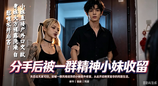 新番上线【分手后被一群精神小妹收留】#ai成人短剧# 持续更新中，更多后续请订阅观看更便捷！简介；小妹直接户外口交 纹身妹大方裸露洗澡 自慰喷水开后宫！