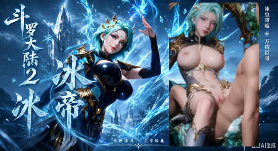 新番上线_《斗罗大陆2之冰帝》  #AI色情动漫#ai成人短剧#简介；魔改动漫斗罗大陆2冰帝重磅来袭！青发蓝眸的冰帝在星空与宫殿间被彻底征服，从紧抱双膝被插入到侧身后入，再到林中双腿夹紧，一对硕大巨乳来回摇晃，白虎嫩穴被肉棒塞得满满当当，整个过程刺激到极致，冰帝的#每一个表情都浪到骨子里，绝对过瘾的福利盛宴！ 持续更新中，更多后续请订阅观看更便捷！！！