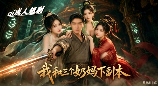 AI成人短剧《我和三个奶妈副本》全集 #ai成人短剧#