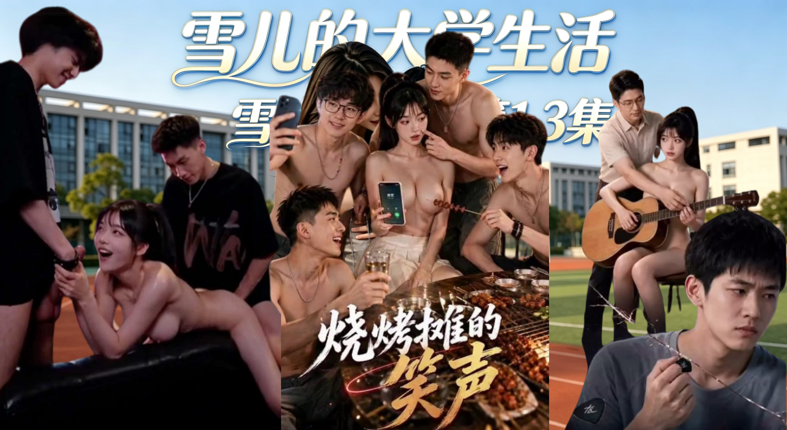 新番上线《雪儿的大学生活》第1-3集 #ai成人短剧# 持续更新中，更多后续请订阅观看更便捷！