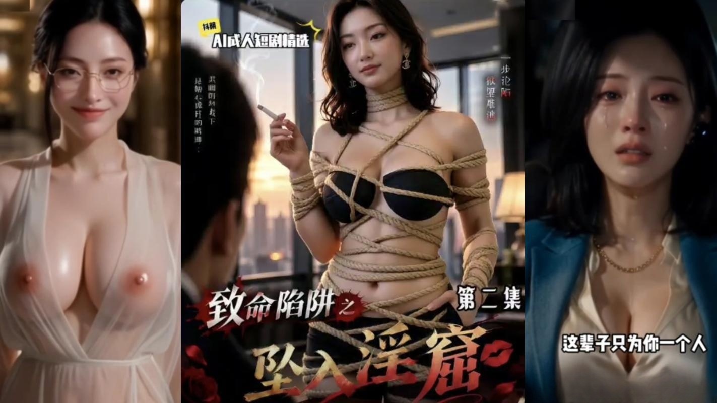 AI猎奇刺激调教短剧《致命陷阱之坠入淫窟》第二集